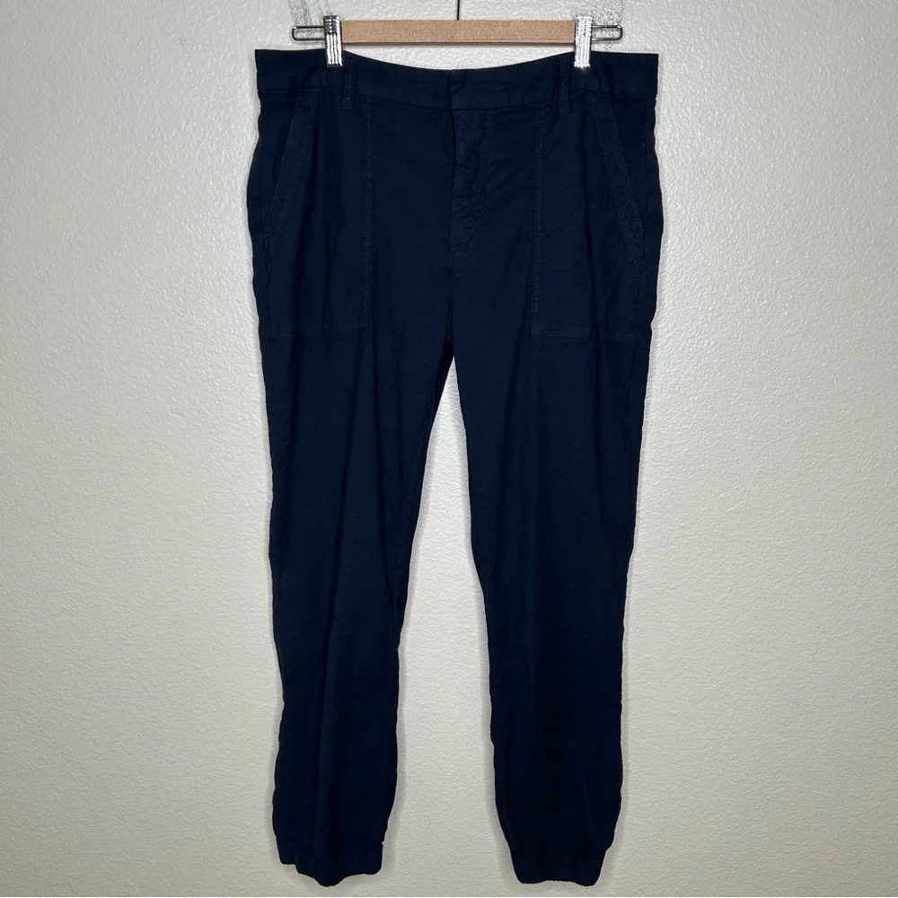 Frank & Eileen Jameson Utility Jogger Italian Performance Linen blue 10